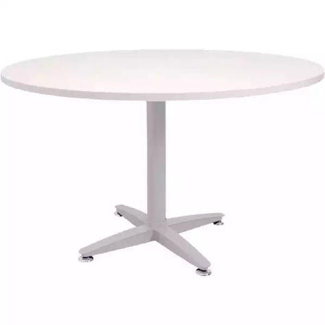 Picture of RAPID SPAN 4 STAR ROUND TABLE 900MM NATURAL WHITE/SILVER