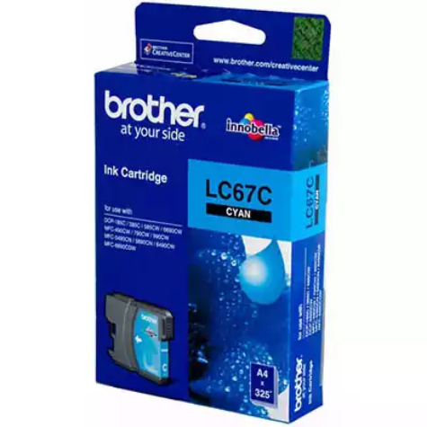 Picture of BROTHER LC67C INK CARTRIDGE CYAN