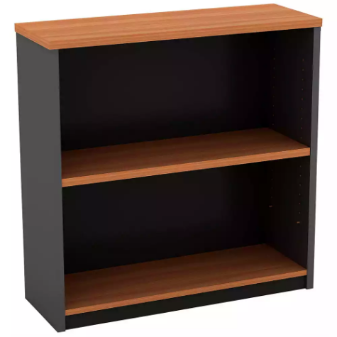 Picture of OM OPEN BOOKCASE 900 X 320 X 900MM CHERRY/CHARCOAL