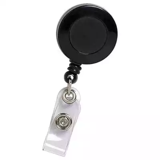 Picture of REXEL ID RETRACTABLE ID CARD HOLDER REEL BLACK