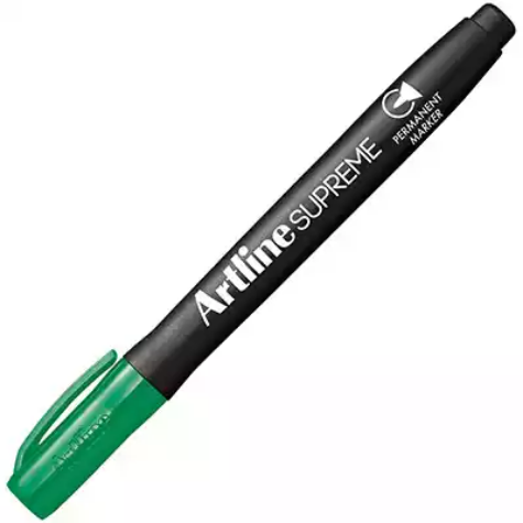 Picture of ARTLINE SUPREME ANTIMICROBIAL PERMANENT MARKER BULLET 1.0MM GREEN