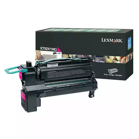 Picture of LEXMARK X792X1MG TONER CARTRIDGE HIGH YIELD MAGENTA