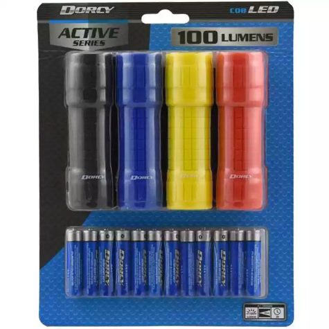 Picture of DORCY D6529 FLASHLIGHT COMBO PACK 4 ASSORTED