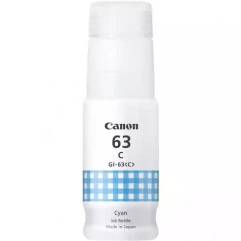 Picture of CANON GI63 MEGATANK INK BOTTLE 70ML CYAN