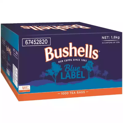 Picture of BUSHELLS BLUE LABEL TEA BAGS CARTON 1000