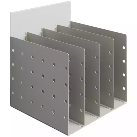 Picture of RAPID SCREEN DOCUMENT DIVIDER 4 SPACE PRECIOUS SILVER