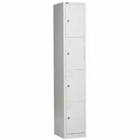 Picture of GO STEEL LOCKER 4 DOOR 305 X 455 X 1830MM WHITE CHINA