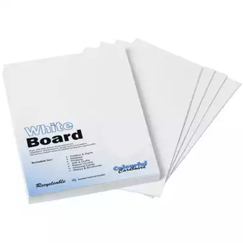 Picture of COLOURFUL DAYS WHITE PASTEBOARD 250GSM A4 PACK 50