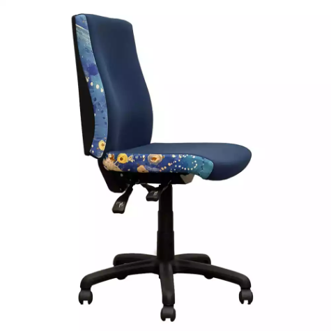 Picture of ORANGE DUST SPECTRUM KATHERINE OFFICE CHAIR HIGH BACK 510 X 450 X 990MM OCEAN BLUE