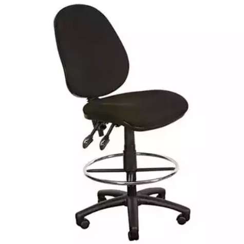 Picture of YS DESIGN 08 DRAFTING CHAIR HIGH BACK BLACK