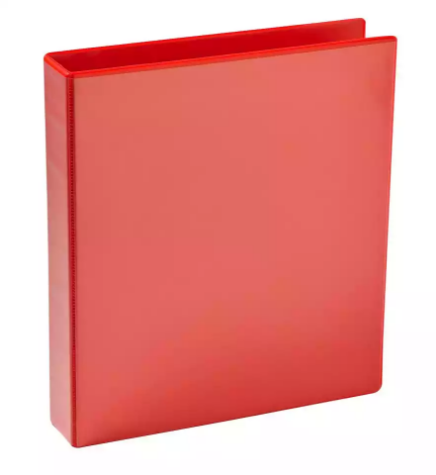 Picture of MARBIG CLEARVIEW INSERT RING BINDER 2D 38MM A4 RED