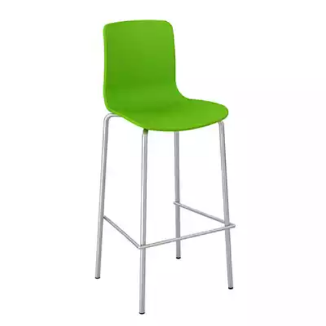 Picture of DAL ACTI CHAIR 4-LEG HIGH BARSTOOL CHROME FRAME GREEN SHELL