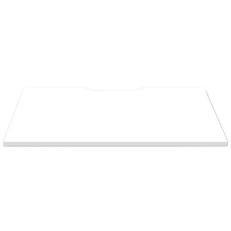 Picture of RAPIDLINE SCREEN SCALLOPED DESK TOP 1200 X 750 NATURAL WHITE