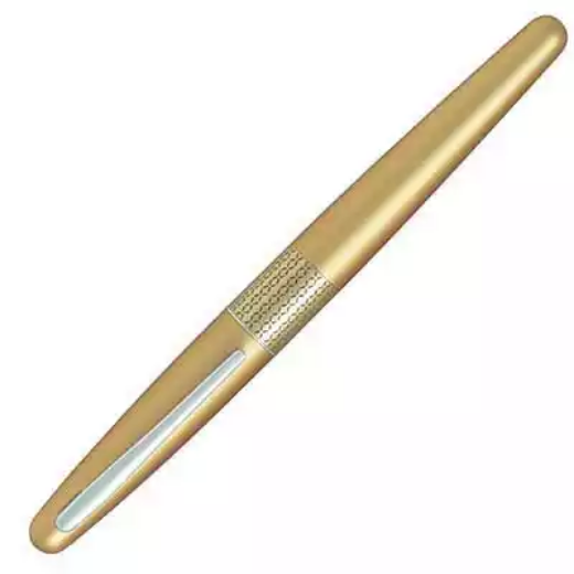 Picture of PILOT MR1 FOUNTAIN PEN GOLD BARREL FINE NIB BLACK