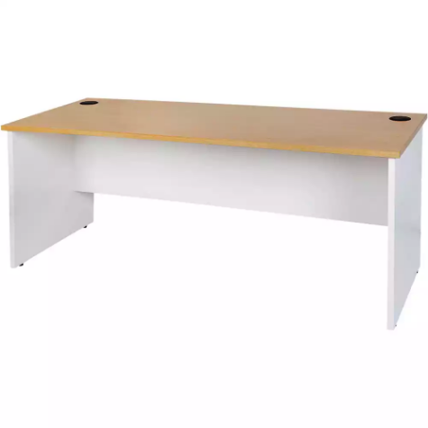 Picture of OXLEY DESK 1800 X 900 X 730MM OAK/WHITE