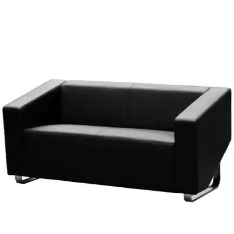 Picture of CUBE SOFA LOUNGE THREE SEATER BLACK