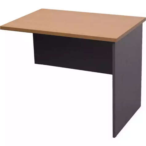 Picture of RAPID WORKER CR45 WORKSTATION DESK RETURN 900 X 450MM CHERRY/IRONSTONE