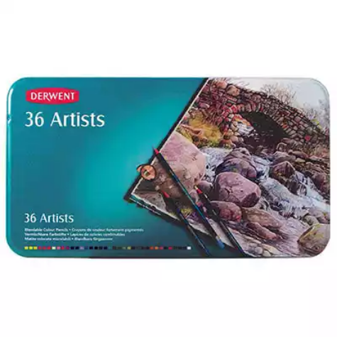 Picture of DERWENT ARTIST PENCILS ASSORTED TIN 36