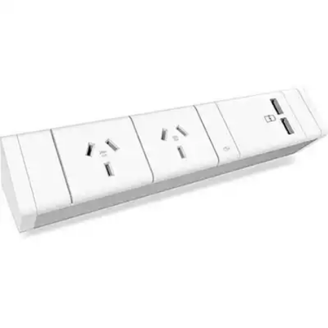 Picture of RAPIDLINE SWPR2G2USB POWER RAIL KIT WHITE