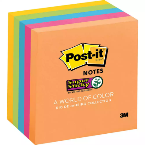 Picture of POST-IT 6545-SSUC SUPER STICKY NOTES 76 X 76MM RIO DE JANEIRO PACK 5