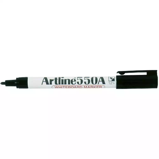 Picture of ARTLINE 550A WHITEBOARD MARKER BULLET 1.2MM BLACK