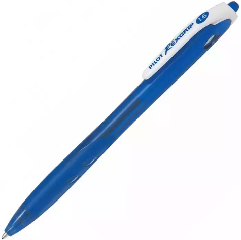 Picture of PILOT BEGREEN REXGRIP RETRACTABLE BALLPOINT PEN 1.6MM BLUE