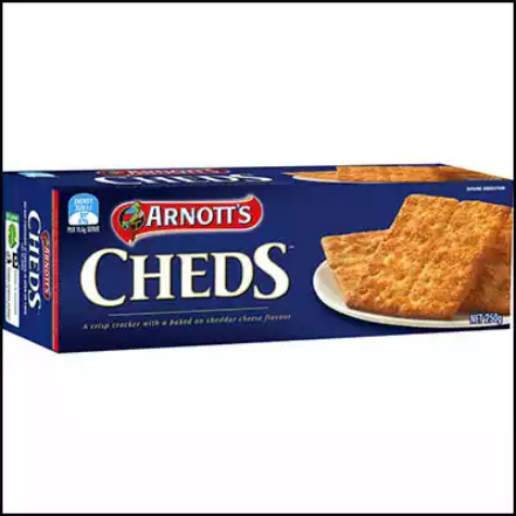 Picture of ARNOTTS CHEDS BISCUITS 250G