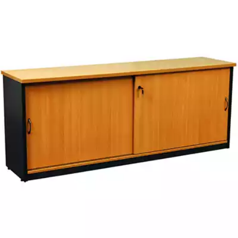 Picture of OXLEY CREDENZA 1800 X 450 X 730MM BEECH/IRONSTONE