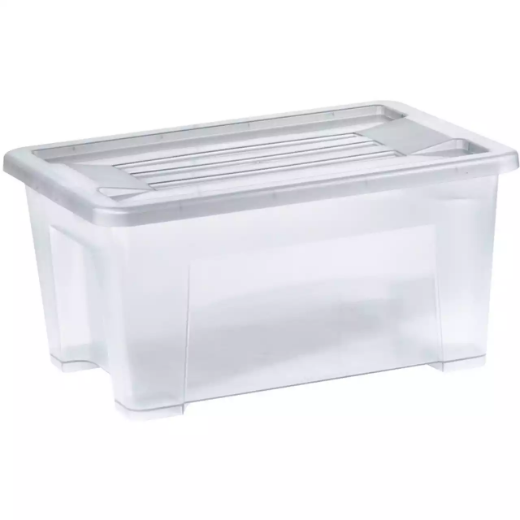 Picture of ITALPLAST STORAGE+ MODULAR STORAGE BOX WITH LID 5 LITRE GRAPHITE