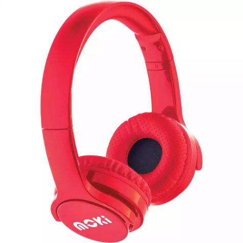 Picture of MOKI BRITES BLUETOOTH HEADPHONES RED