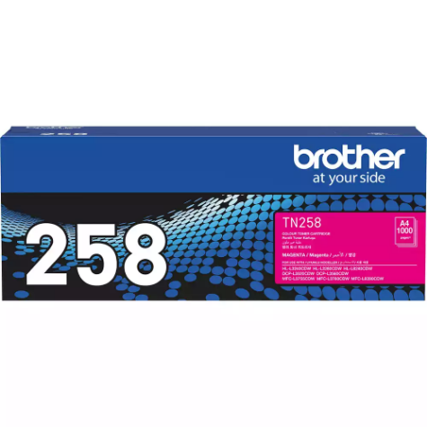 Picture of BROTHER TN258M TONER CARTRIDGE MAGENTA