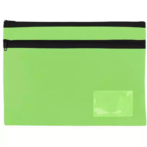 Picture of CELCO NAME PENCIL CASE 350 X 260MM LIME GREEN