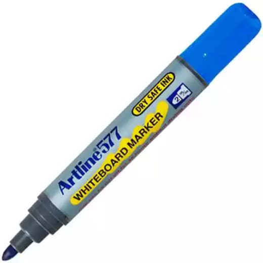 Picture of ARTLINE 577 WHITEBOARD MARKER BULLET 3MM BLUE