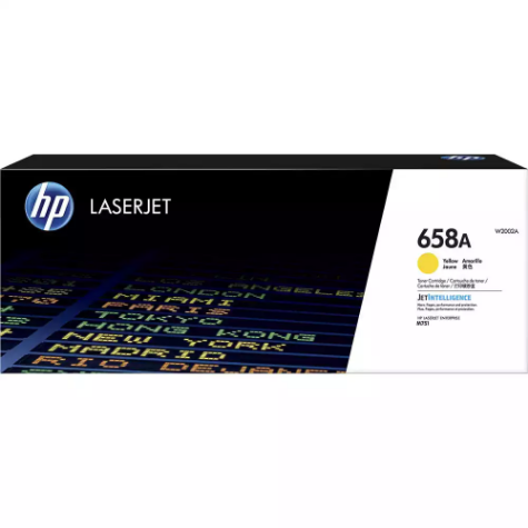 Picture of HP W2002A 658A TONER CARTRIDGE YELLOW