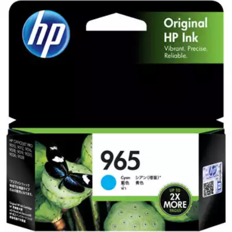 Picture of HP 3JA77AA 965 INK CARTRIDGE CYAN