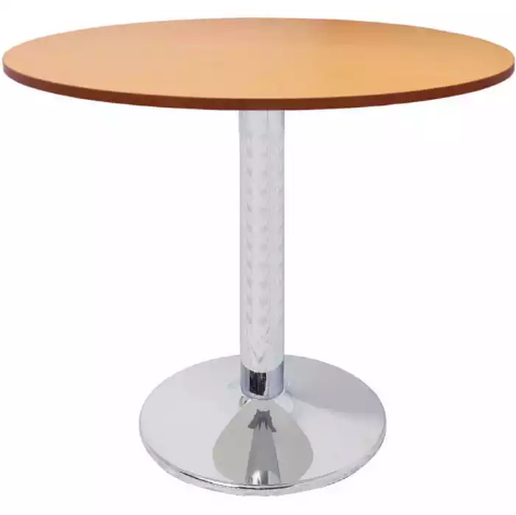 Picture of RAPIDLINE ROUND TABLE DISC BASE 1200MM BEECH/CHROME