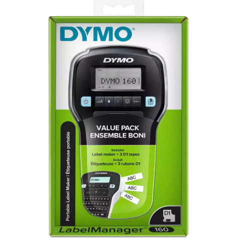 Picture of DYMO 2142267 LABELMANAGER 160P LABELLER VALUE PACK