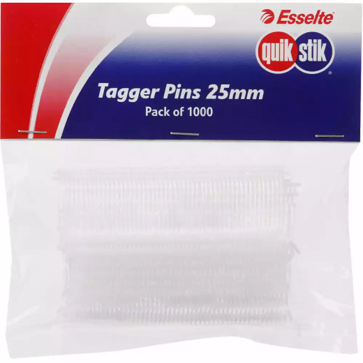 Picture of QUIKSTIK TAGGER GUN PINS 25MM PACK 1000