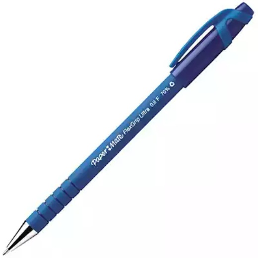 Picture of PAPERMATE FLEXGRIP ULTRA BALLPOINT PEN FINE BLUE