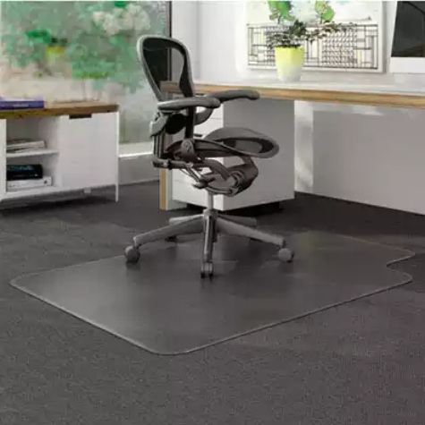 Picture of MARBIG DURAMAT CHAIRMAT PVC KEYHOLE LOW PILE CARPET 910 X 1210MM