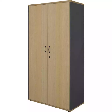 Picture of RAPID WORKER CUPBOARD LOCKABLE 1800 X 900 X 450MM OAK/IRONSTONE