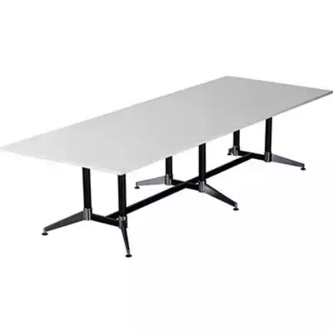 Picture of RAPIDLINE TYPHOON BOARDROOM TABLE 3200 X 1200 X 750MM WHITE