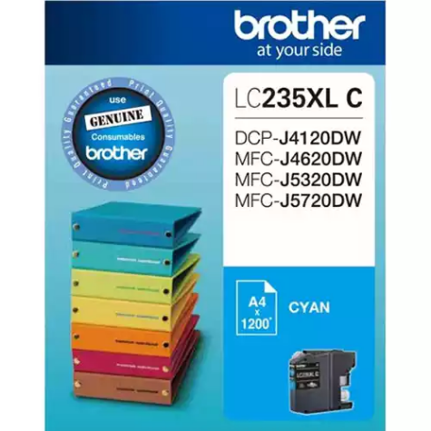 Picture of BROTHER LC235XLC INK CARTRIDGE HIGH YIELD CYAN