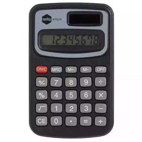 Picture of MARBIG CALCULATOR POCKET MINI 8 DIGIT BLACK