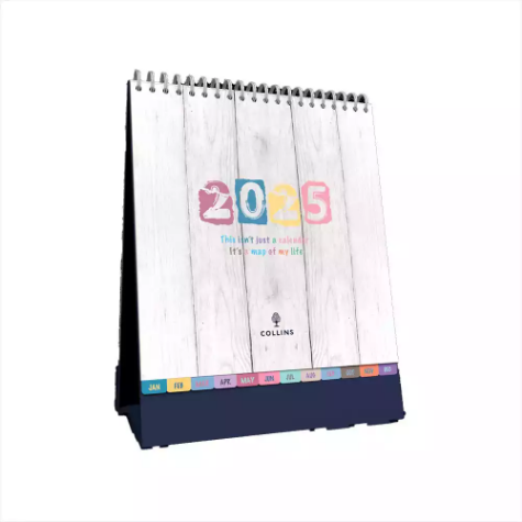 Picture of COLLINS BRIGHTON BTDC DESK CALENDAR MONTH TO VIEW 220 X 175MM