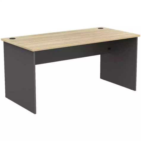 Picture of EKOSYSTEM STRAIGHT DESK 1500 X 750 X 715MM NEW OAK/CHARCOAL