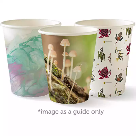 Picture of BIOPAK BIOCUP SINGLE WALL CUP ART SERIES 280ML PACK 50