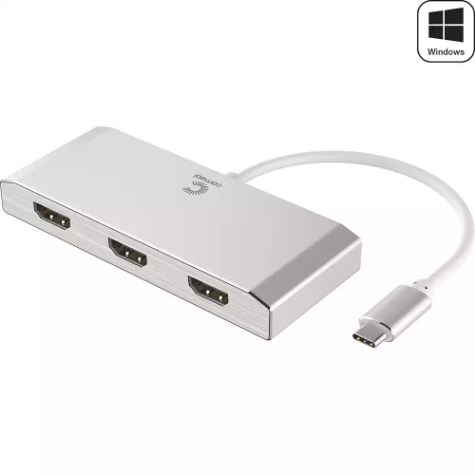 Picture of COMSOL USB-C TO TRIPLE HDMI ADAPTER SILVER