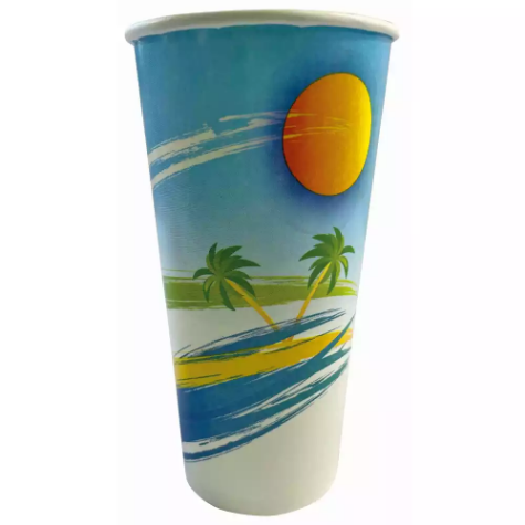 Picture of WRITER BREAKROOM MILKSHAKE CUP 24OZ PRINTED DESIGN CARTON 500