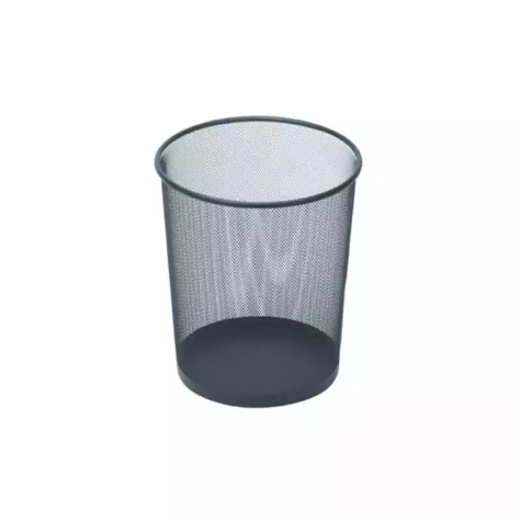 Picture of ESSELTE METAL MESH WASTE BIN 10 LITRE BLACK